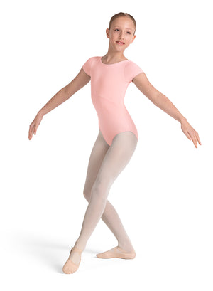 Girls Plain Twist Back Leotard - Select Color - Select Size