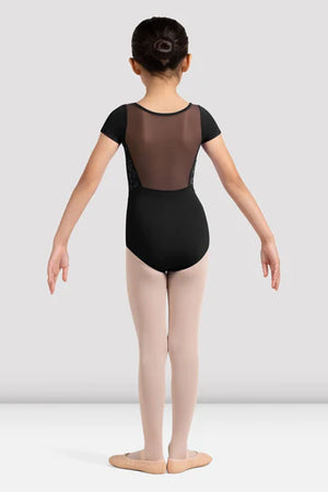 Leilani Cap Sleeve Black Leotard - Select Size