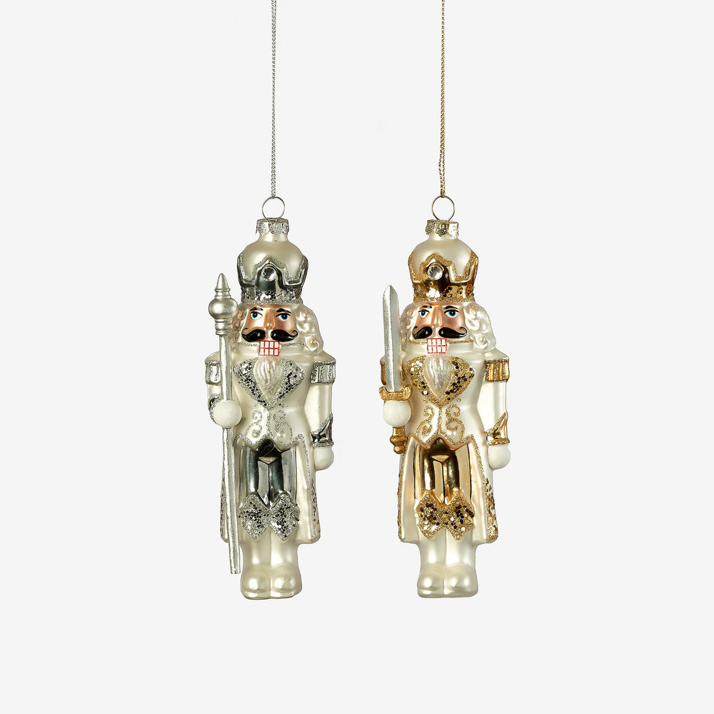 Nutcracker Ornament - Glass