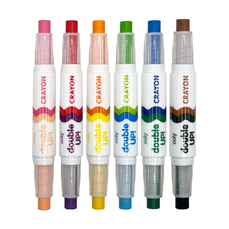 Double Up! Double-Ended Crayons - Set of 6