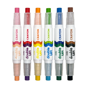 Double Up! Double-Ended Crayons - Set of 6