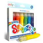 Easy Squeezy Squeezable Poster Paint Brushes - Set of 6