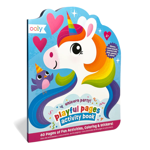 Unicorn Party! - Playful Pages Activity Book - Games Coloring Stickers