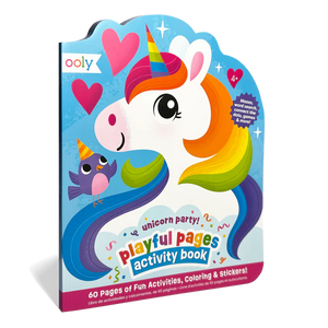 Unicorn Party! - Playful Pages Activity Book - Games Coloring Stickers