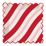 Christmas Holiday Striped - Paper Plates