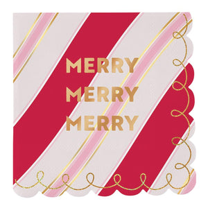 Merry Merry Merry - Beverage Napkins