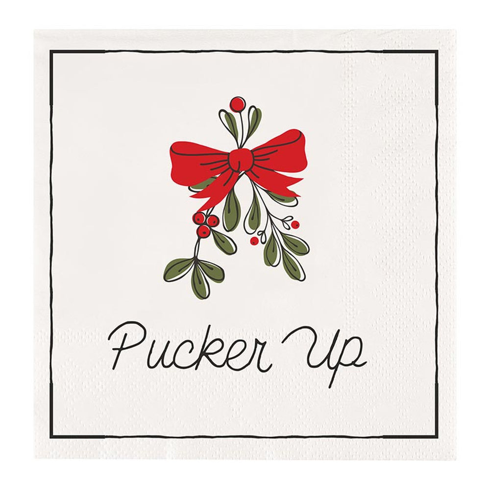 Pucker Up - Beverage Napkins