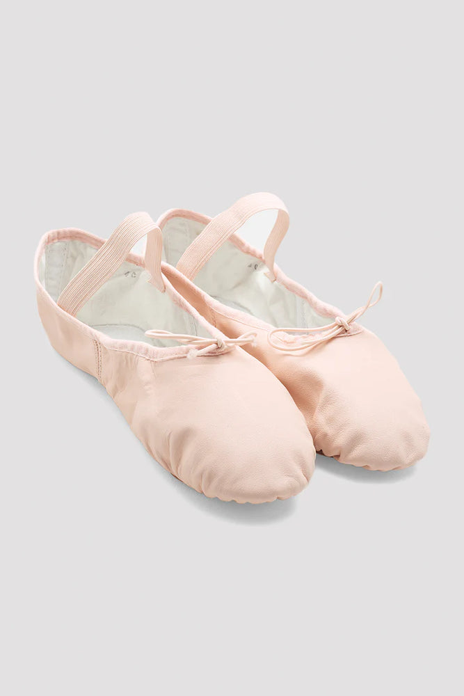 S0205T - Pink - Toddler Girls Dansoft Leather Ballet Shoe - Select Size
