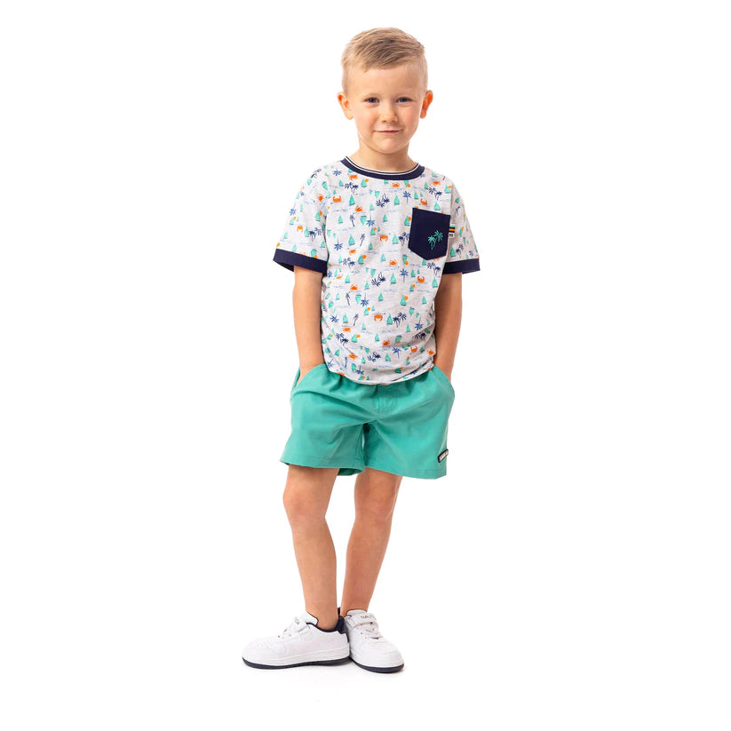 Mint Boys Bermuda Shorts - Select Size