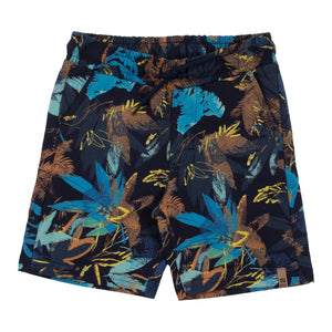 Navy Boys Bermuda French Cotton Shorts - Select Size