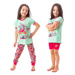 Flamingo Girls 3-Piece Pajamas - Select Size