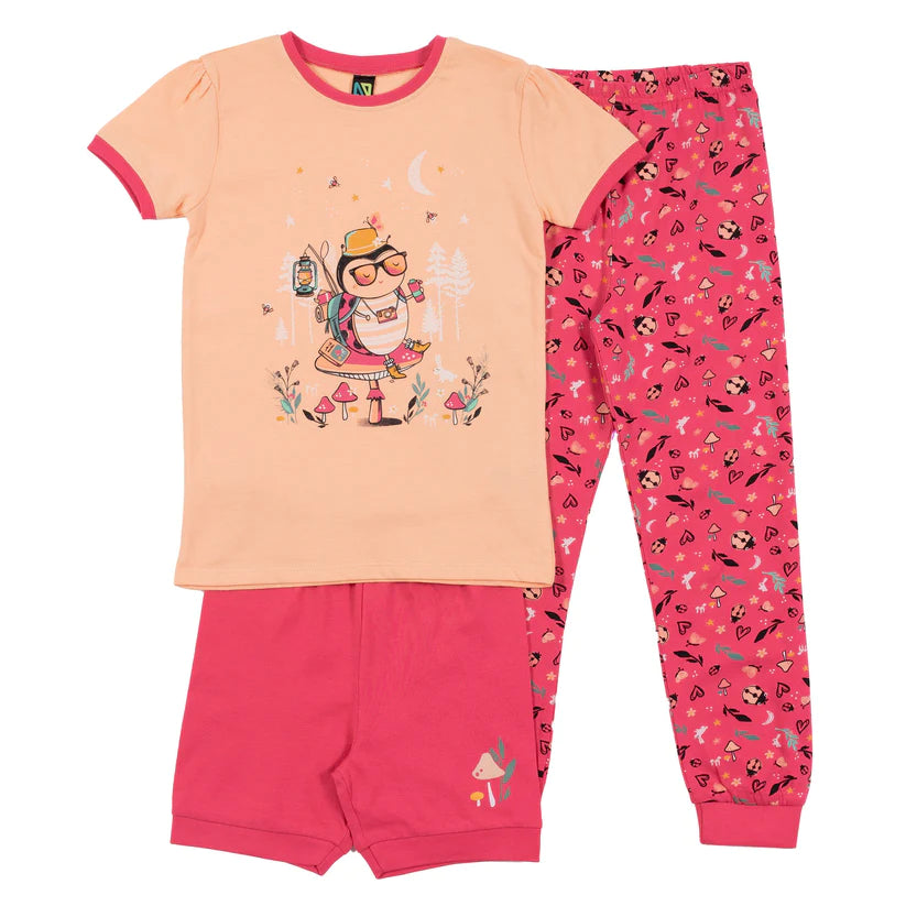 Orange Girls 3-Piece Pajamas - Select Size