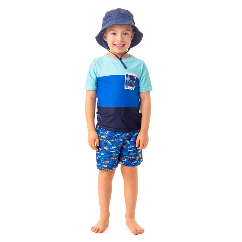 Royal Fish UV Swimsuit Shorts - Select Size