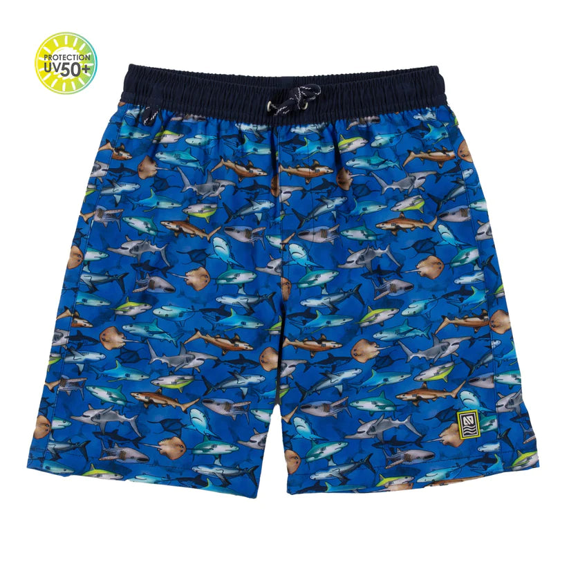 Royal Fish UV Swimsuit Shorts - Select Size