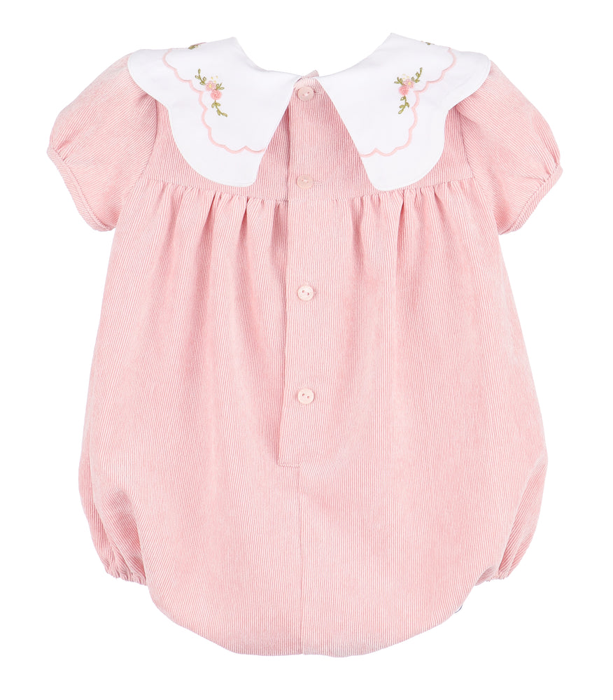 Pink Cord Scallop Bubble - Select Size
