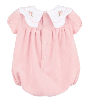Pink Cord Scallop Bubble - Select Size