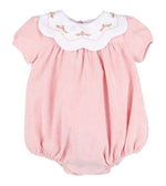 Pink Cord Scallop Bubble - Select Size