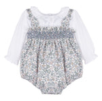 Bouncy Blooms Smock Overall - Select Size