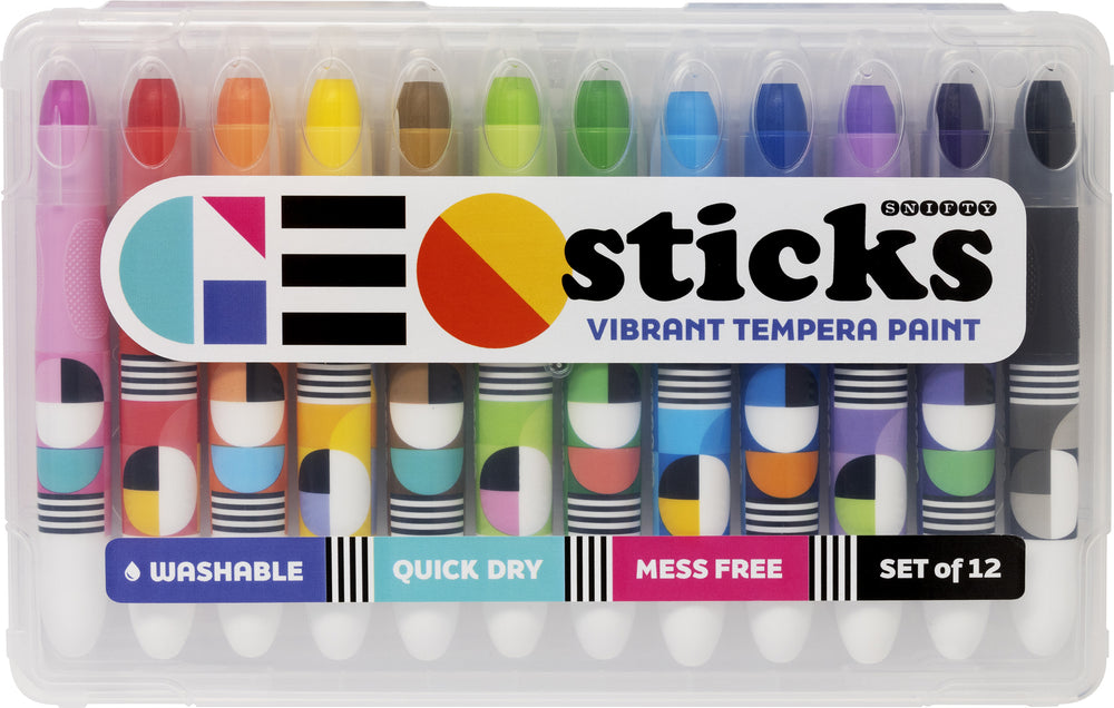 Geo Sticks Vibrant Tempera Paint Sticks