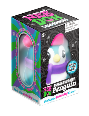 Squishmas Polar Glow Penguin Needoh