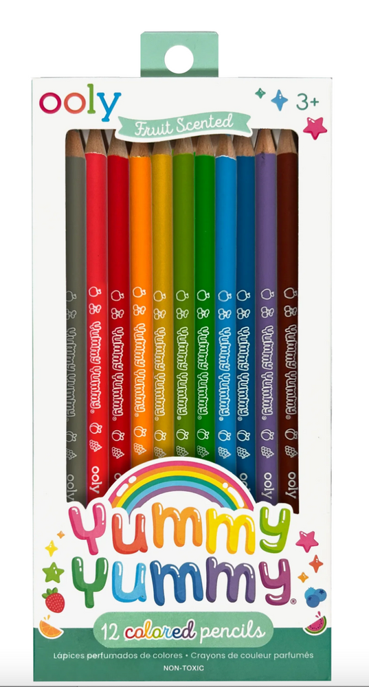 Yummy Yummy: Scented Colored Pencils (Set of 12)