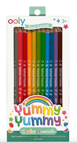 Yummy Yummy: Scented Colored Pencils (Set of 12)