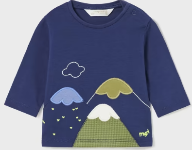 Deep Blue Mountain Shirt - Select Size