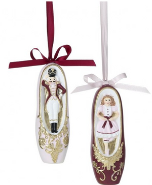 Ballerina Nutcracker Slipper Ornament