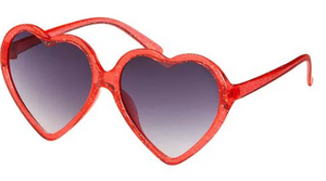 Glitter Heart Kid Sunglasses - Select Color