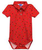 Texas Tech Logo Polo Onesie - Select Size