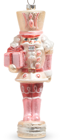 8" Glittered Nutcracker Ornament