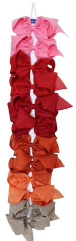 Burlap 7" Bows - Select Color