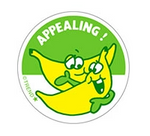 Appealing!, Banana scent Retro Scratch 'n Sniff Stinky Stickers
