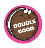 Double Good, Chocolate Cookie scent Retro Scratch 'n Sniff Stinky Stickers