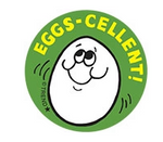 Eggs-cellent!, Egg Custard scent Retro Scratch 'n Sniff Stinky Stickers