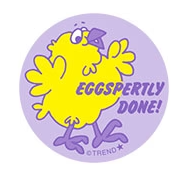 Eggspertly Done!, Lemon scent Retro Scratch 'n Sniff Stinky Stickers
