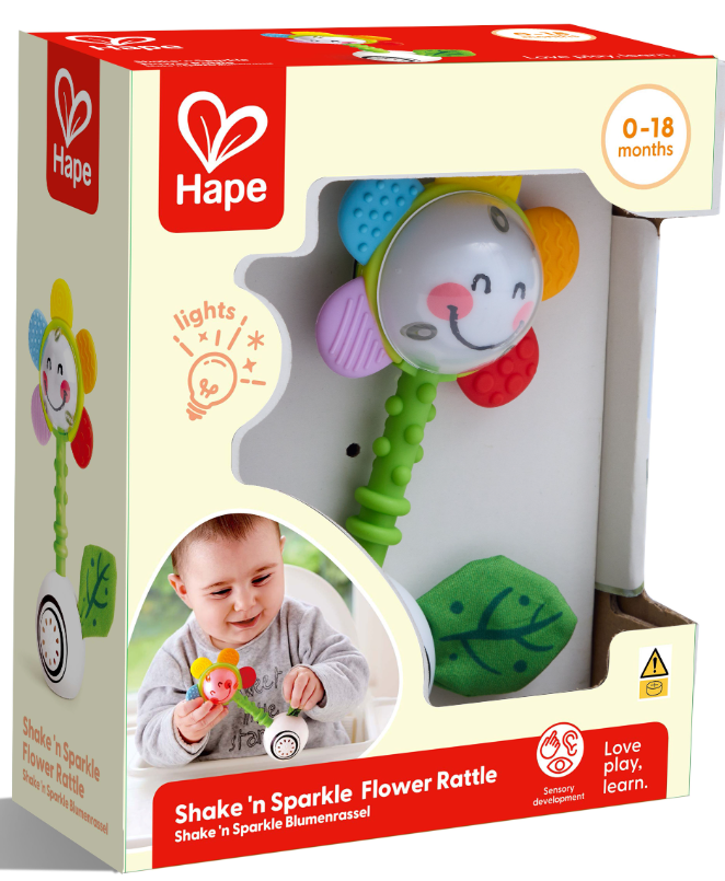 Shake 'n Sparkle Flower Rattle