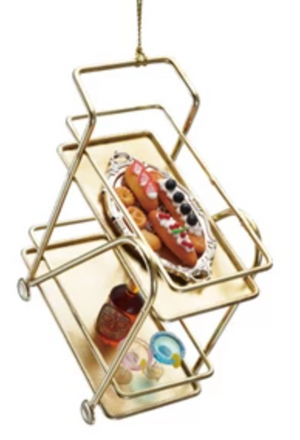 Metal Bar Cart Ornament - Select Style