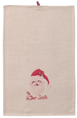 Tea Towel with Holiday Saying