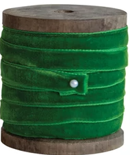 10 Yard Velvet Ribbon - Select Color