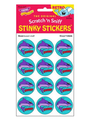 Sharp!, Ocean scent Retro Scratch 'n Sniff Stinky Stickers