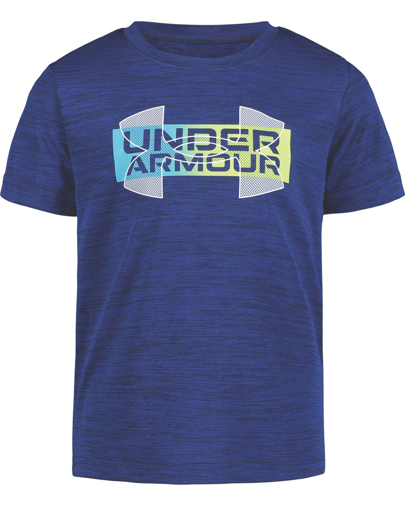 Royal UA Gradient Wordmark Boys Short Sleeve T-Shirt - Select Size