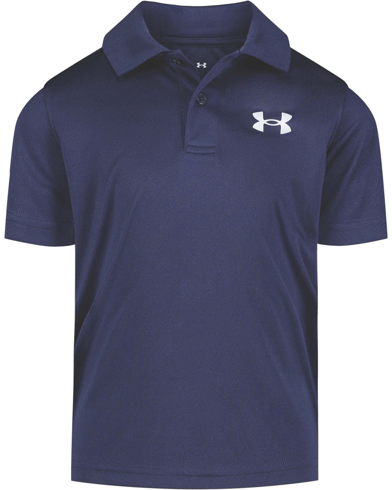Midnight Navy UA Match Play Boys Solid Polo - Select Size