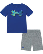 Royal UA Pop Out Logo Shirt & Short Set - Select Size