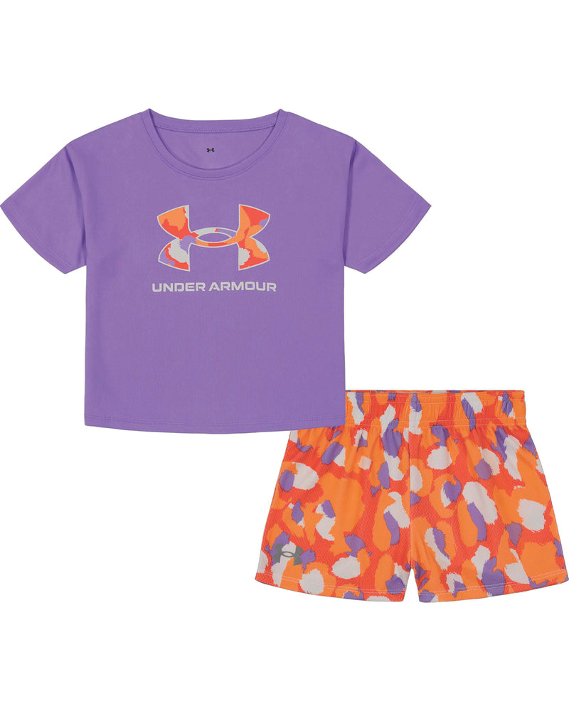 Digi Purple Bouncy T-Shirt & Short Set - Select Size