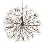 Brown Starburst Lighted Orb - 27.5"
