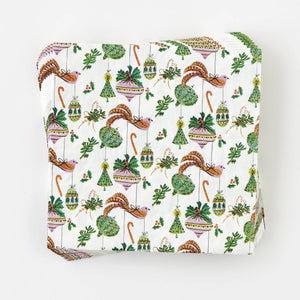 Bird and Ornaments Napkin