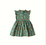 Pumpkin Spice Ruffle Dress in Sage Green- Select Size