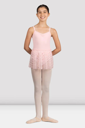 MS901C - Girls Mirella Pink Glow Girl Iridescent  Skirt - Select Size