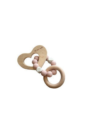 Heart Teething Rattle